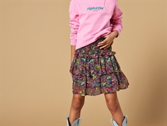 Kids ONLY december sky/ranch romance smock skirt